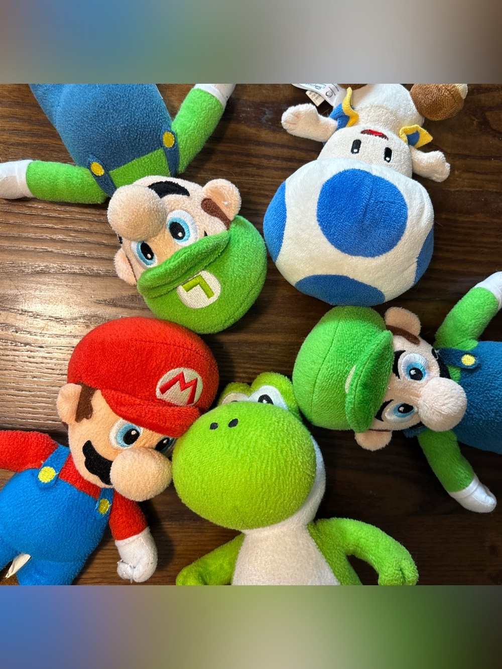 Super Mario Plush Lot x5 Mario Luigi Yoshi Toad Nintendo Toys 🎮🍄